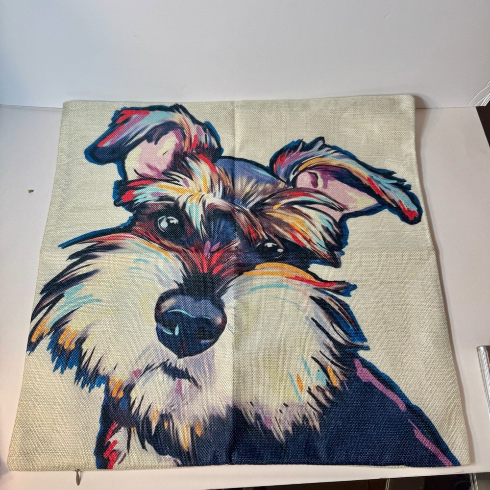 dog pillow cover. Measuring 18 x 18 inches
